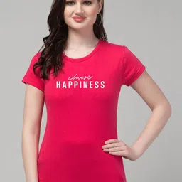 Trend Level Typography Printed Pure Cotton T-shirt-picture-16