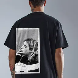 PRONK Round Neck Short Sleeves Printed Pure Cotton T-shirt-picture-16