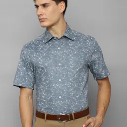 Louis Philippe Men Floral Printed Formal Cotton Shirt-picture-21