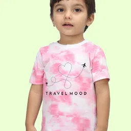 NUSYL Kids Tie and Dye Printed Round Neck T-shirt-picture-21
