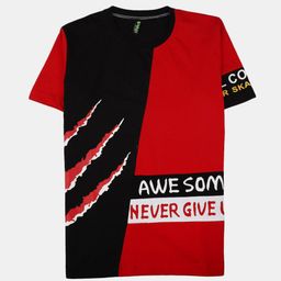 V-Mart Boys Colourblocked Cotton T-shirt-picture-22