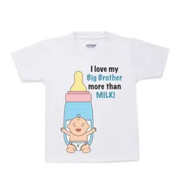 KNITROOT Kids White Typography Printed T-shirt-picture-28