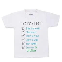 KNITROOT Kids White Cotton Printed T-shirt-picture-29