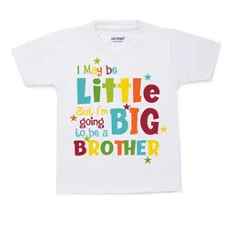 KNITROOT Kids White Typography Printed Cotton T-shirt-picture-33
