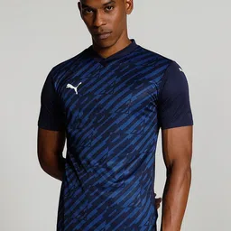 Puma Men TeamULTIMATE Logo Printed Slim Fit T-Shirt-picture-11