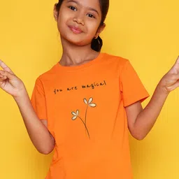 NUSYL Girls V-Neck Pockets T-shirt-picture-14