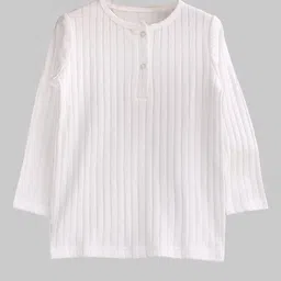 KiddoPanti Girls Round Neck Solid Pure Cotton T-shirt-picture-30