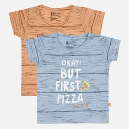 Bodycare Boys Pack Of 2 Typography Printed Cotton T-shirts-picture-31