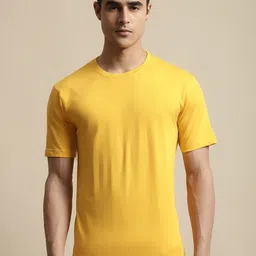 Miaz Lifestyle Round Neck Short Sleeves Cotton T-shirt-image-18