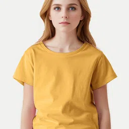 BAESD Girls Round Neck Cotton T-shirt-picture-11