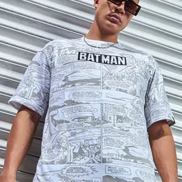 Bewakoof Heavy Duty 1.0 Official Dc Merchandise All Over Printed Oversized T-shirt-picture-14