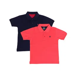 BAESD Boys Pack Of 2 Polo Collar Cotton T-shirt-picture-39
