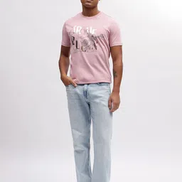 True Religion Typography Printed Round Neck Short Sleeves T-Shirt-picture-43