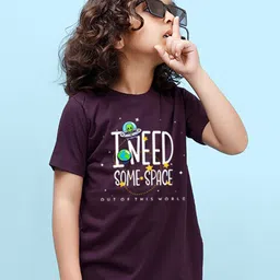 NUSYL Boys Typography Print Round Neck T-shirt-picture-13