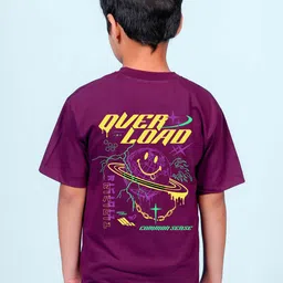 NUSYL Boys Graphic Printed Oversized Cotton T-shirt-picture-28