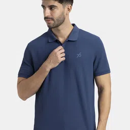 Jockey Microfiber Fabric Solid Polo T-Shirt with StayDry & StayFresh Technology-AM38-picture-33