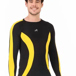 REDESIGN Colourblocked Dry Fit Compression T-shirt-picture-16