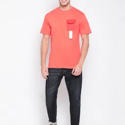 Belliskey Men Orange & White T-shirt-picture-18