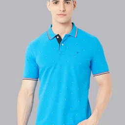 Van Heusen Sport Geometric Printed Polo Collar Regular Fit T-shirt-picture-44