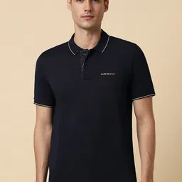 Allen Solly Polo Collar Pure Cotton Casual T-shirt-picture-45