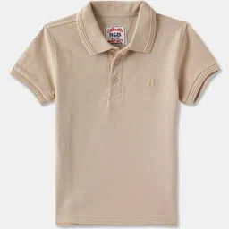 R&B Boys Solid Polo Collar Cotton T-shirt-picture-17