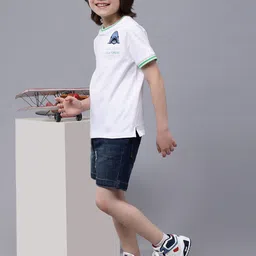 One Friday Boys Polo Collar Pure Cotton T-shirt-picture-31