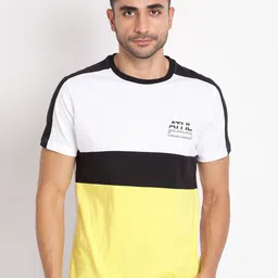 Indian Terrain Colourblocked Round Neck Cotton Regular T-shirt-picture-15