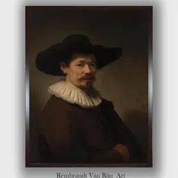 The Art House Black & Brown Herman Doomer,1640 Wooden Wall Painting-picture-19