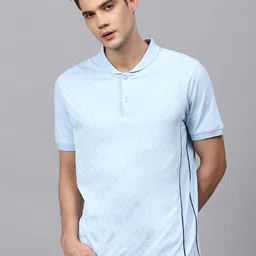 Campus Sutra Men Blue Casual T-shirts-picture-18