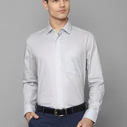 Luxure by Louis Philippe Men Grey Formal Shirt-picture-17