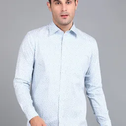 ZNX Clothing Premium Floral Printed Cotton Formal Shirt-image-15