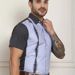 Indian Needle Classic Printed Formal Shirt-picture-42