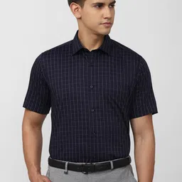Van Heusen Checks Cotton Formal Shirt image 1