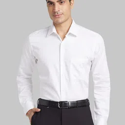 Raymond Pure Cotton Contemporary-Fit Formal Shirt image 1