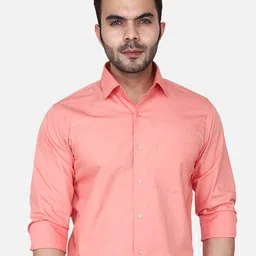 Steele Classic Regular Fit Spread Collar Formal Shirt-picture-17
