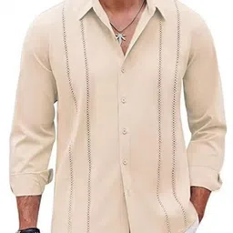 StyleCast Men Original Fit Spread Collar Textured Casual Shirt-picture-18