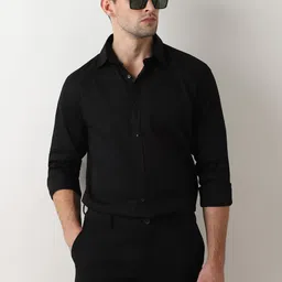 SELECTED Slim Fit Opaque Cotton Formal Shirt image 1