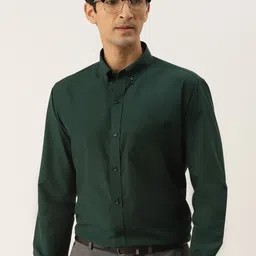 English Navy Original Slim Fit Button-Down Collar Easy Iron Wrinkle Resistant Formal Shirt-picture-35