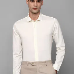 Louis Philippe Permapress Slim Fit Pure Cotton Wrinkle Free Formal Shirt-image-70