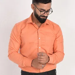 FUBAR Spread Collar Slim Fit Formal Shirt-picture-36