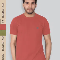 LUX NITRO Pack Of 2 Round Neck Anti Odour Lounge T-Shirt-picture-11