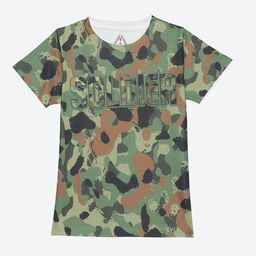 Wear Your Mind Boys Camouflage Printed Round Neck Casual T-shirt-picture-38
