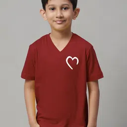 Friskers Boys V-Neck Skin Friendly Bio-Wash Pure Cotton T-Shirt-picture-58