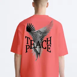 BAESD Men Typography V-Neck Applique T-shirt-image-68