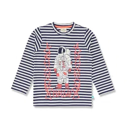 JusCubs Boys Striped Round Neck Cotton Casual T-shirt-picture-16