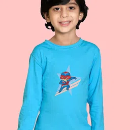 NUSYL Boys Graphic Printed Cotton Casual T-shirt-image-79