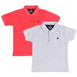 BAESD Boys Pack of 2 Polo Collar Cotton T-shirt-picture-55