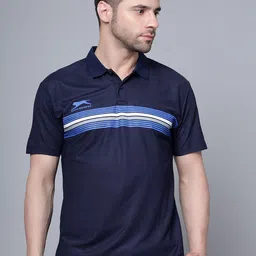 Shiv Naresh Polo Collar Striped T-shirt-picture-18