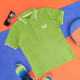 Pantaloons Junior Boys Polo Collar Pure Cotton T-shirt-picture-16