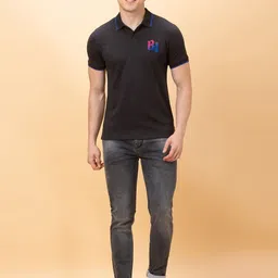 Being Human Men Polo Collar Applique T-shirt image 1